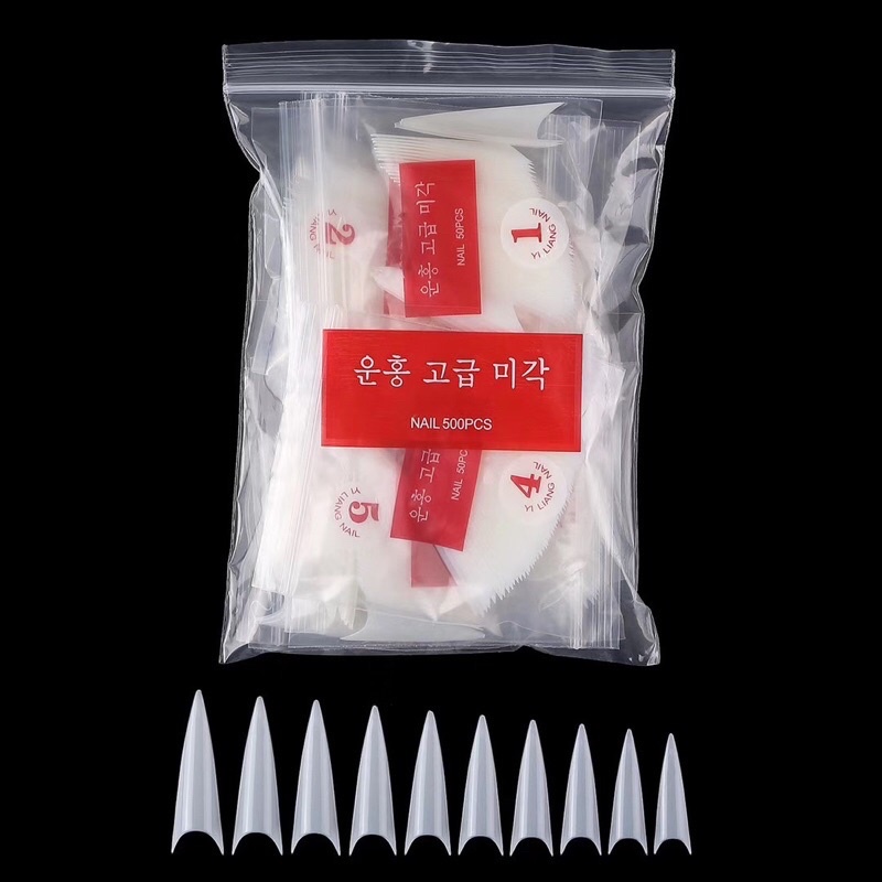 Móng hàn dài nhọn đủ size  - phụ kiện làm nail