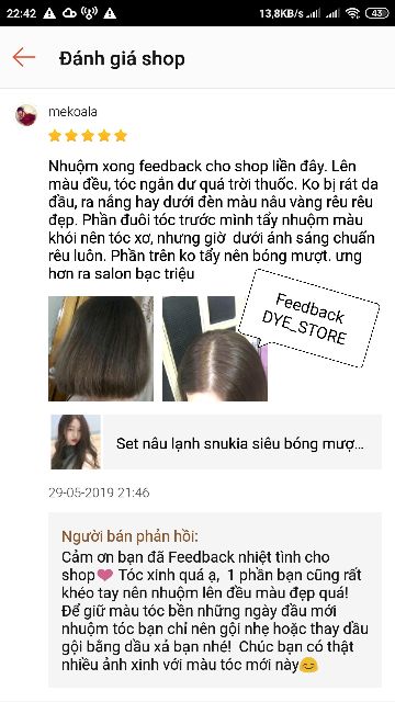 Set nhuộm cao cấp màu nâu lạnh siêu bóng mượt | BigBuy360 - bigbuy360.vn