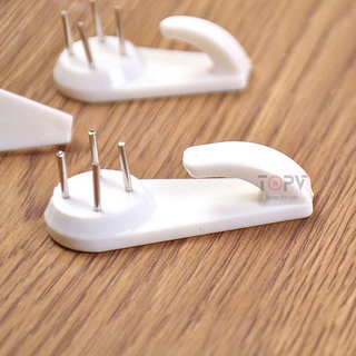 Đinh 4 chân treo tường chịu lực có móc treo tranh ảnh treo kệ vật dụng không cần khoan