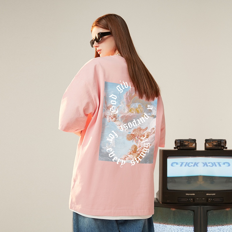 NRVP Áo Thun Cổ Tròn Oversize Thời Trang Hàn Quốc 2022 Cho Nữ