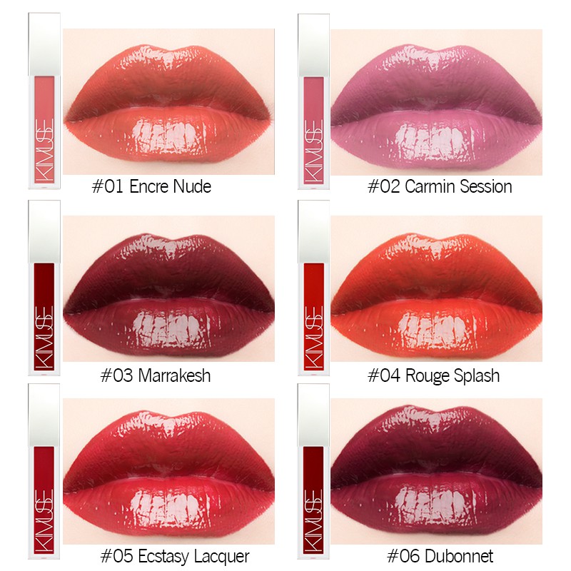 Son môi KIMUSE bền màu hiệu ứng bóng đẹp sành điệu | BigBuy360 - bigbuy360.vn