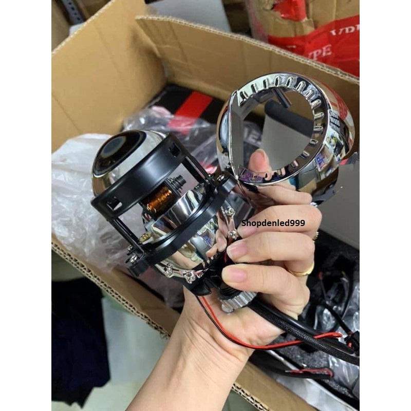 Đèn Pha Bi Led 2.0 Inch Chân Đa Năng Công Suất 45w Nhỏ Gọn Lắp Mọi Loại Xe