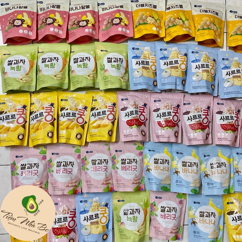 Bánh ăn dặm Bebecook Hàn quốc tổng hợp các loại cho bé