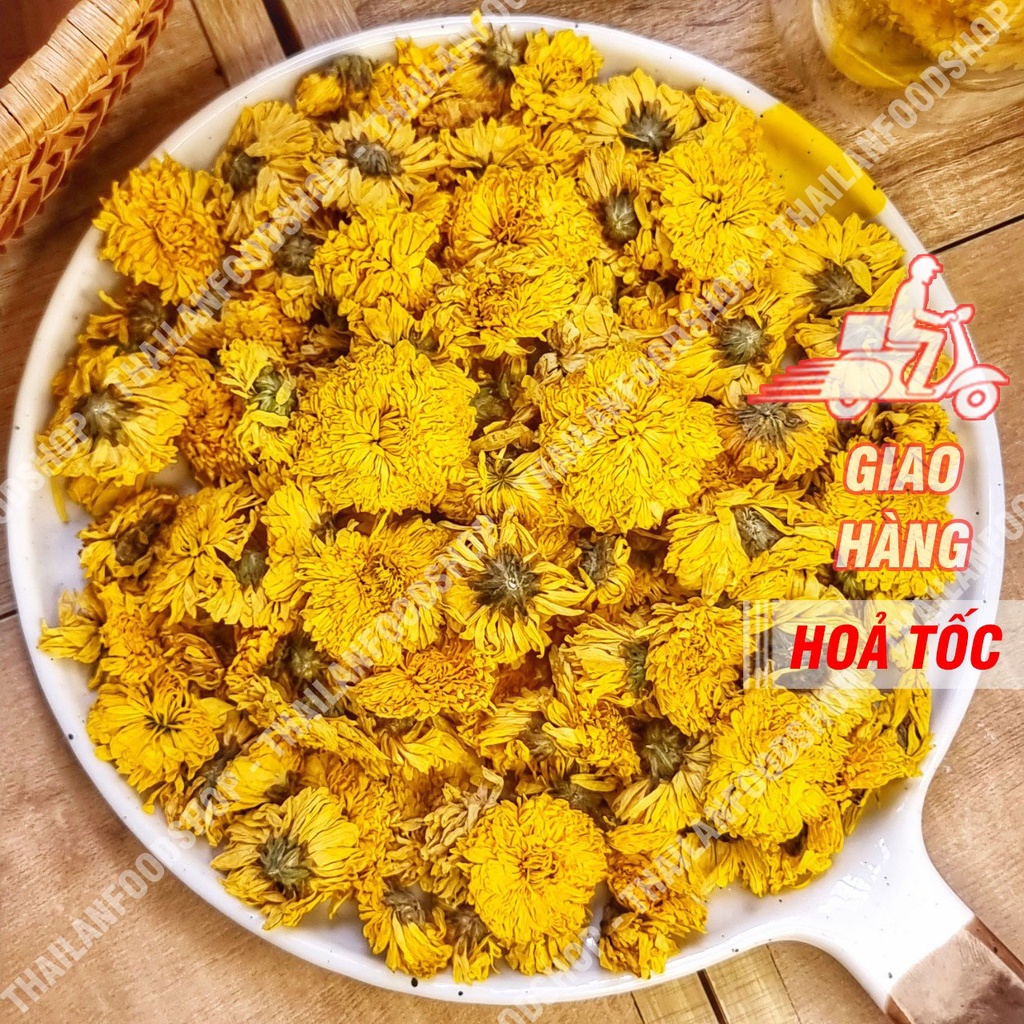 Trà Hoa Cúc Vàng (Hoàng Cúc) Lon 100Gram