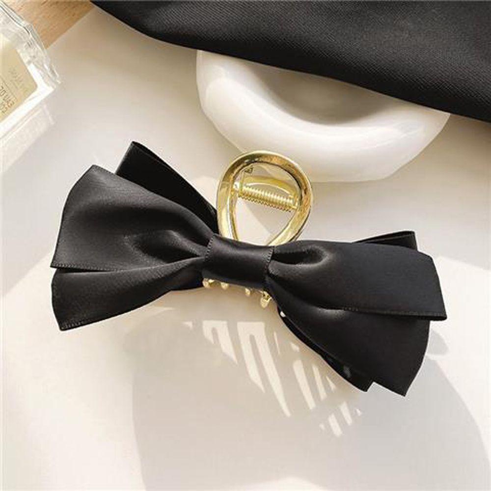 Kẹp Tóc Càng Cua Lớn Hình Nơ Sau Lưng Phong Cách Vintage Thanh Lịch Cho Nữ 2Lilife