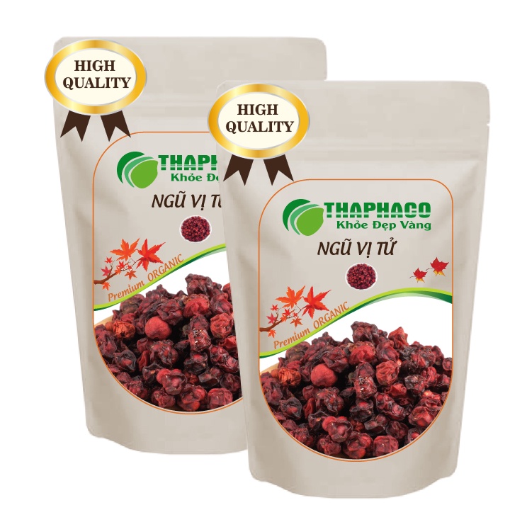 Ngũ Vị Tử Sấy Khô Nguyên Chất - Hàng Loại 1 - Túi Zip 100gram - THAPHACO