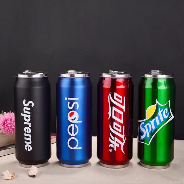 [GIÁ SỈ] BÌNH GIỮ NHIỆT PEPSI COCA 500 ML CÓ ỐNG HÚT PHONG CÁCH [KHO BUÔN]