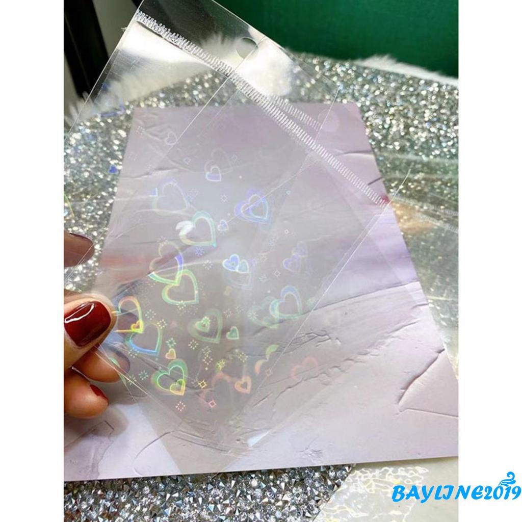 [Hàng mới về] Miếng dán trang trí móng tay hình trái tim nhiều màu sắc thời trang