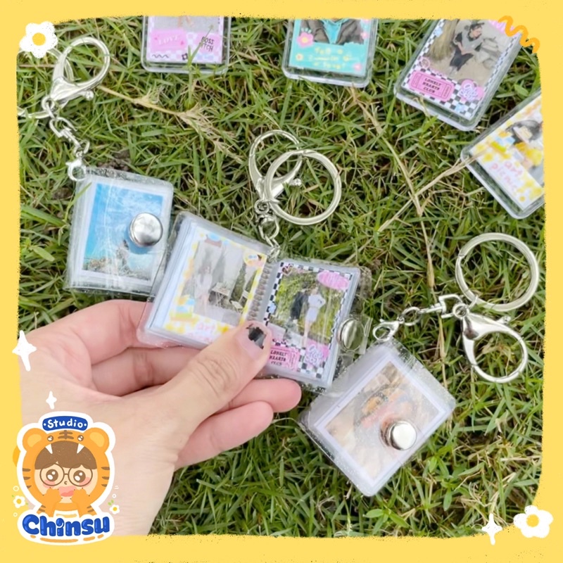 Móc Khoá Album mini tặng in 16 ảnh