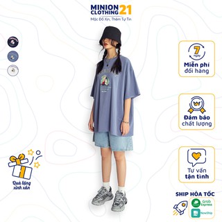 Áo thun tay lỡ MINION CLOTHING phông Unisex nam nữ tee oversize form rộng pull Ulzzang Streetwear Hàn Quốc vải mềm A3012