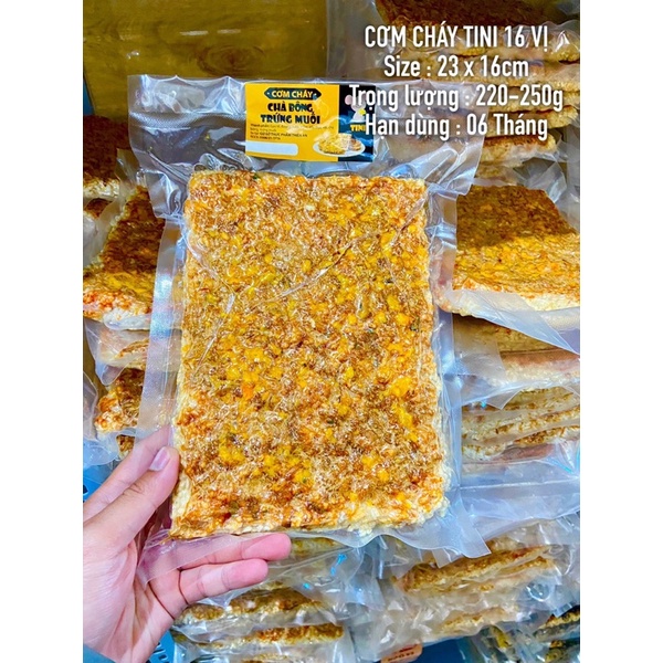 CƠM  CHÁY SIÊU CHÀ BÔNG TRỨNG MUỐI THƯỢNG HẠNG -GÓI HÚT CHÂN KHÔNG- BEST SELLER