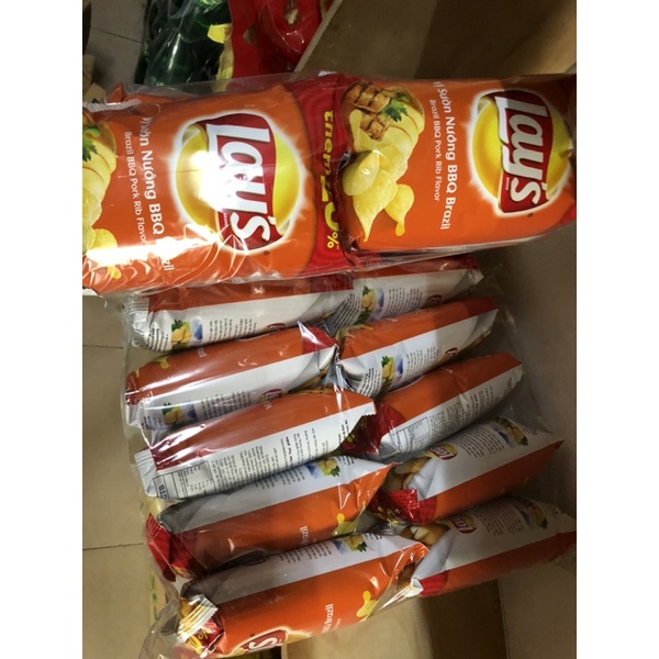 1 lốc 10 bịch lớn Snack khoai Tây Lay's Poca đủ vị ngẫu nhiên