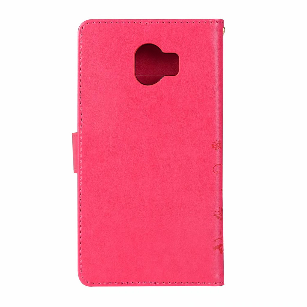 Bao da điện thoại dập nổi họa tiết hoa và bướm đẹp mắt cho Samsung J4 2018 | BigBuy360 - bigbuy360.vn