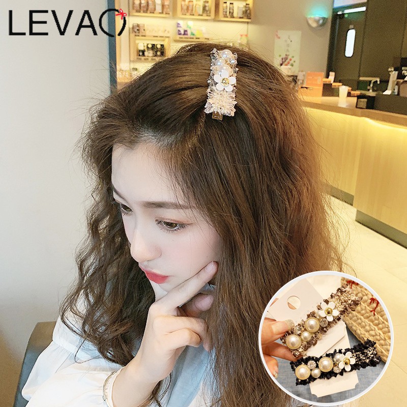 Kẹp Tóc Hình Hoa Ngọt Ngào Phong Cách Hàn Quốc