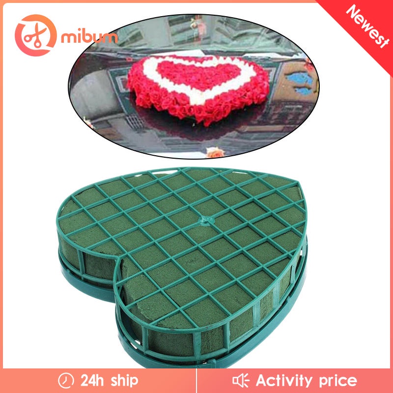 Khối Xốp Hình Trái Tim / Bông Hoa / Trái Tim Mở Dùng Để Cắm Hoa Ki