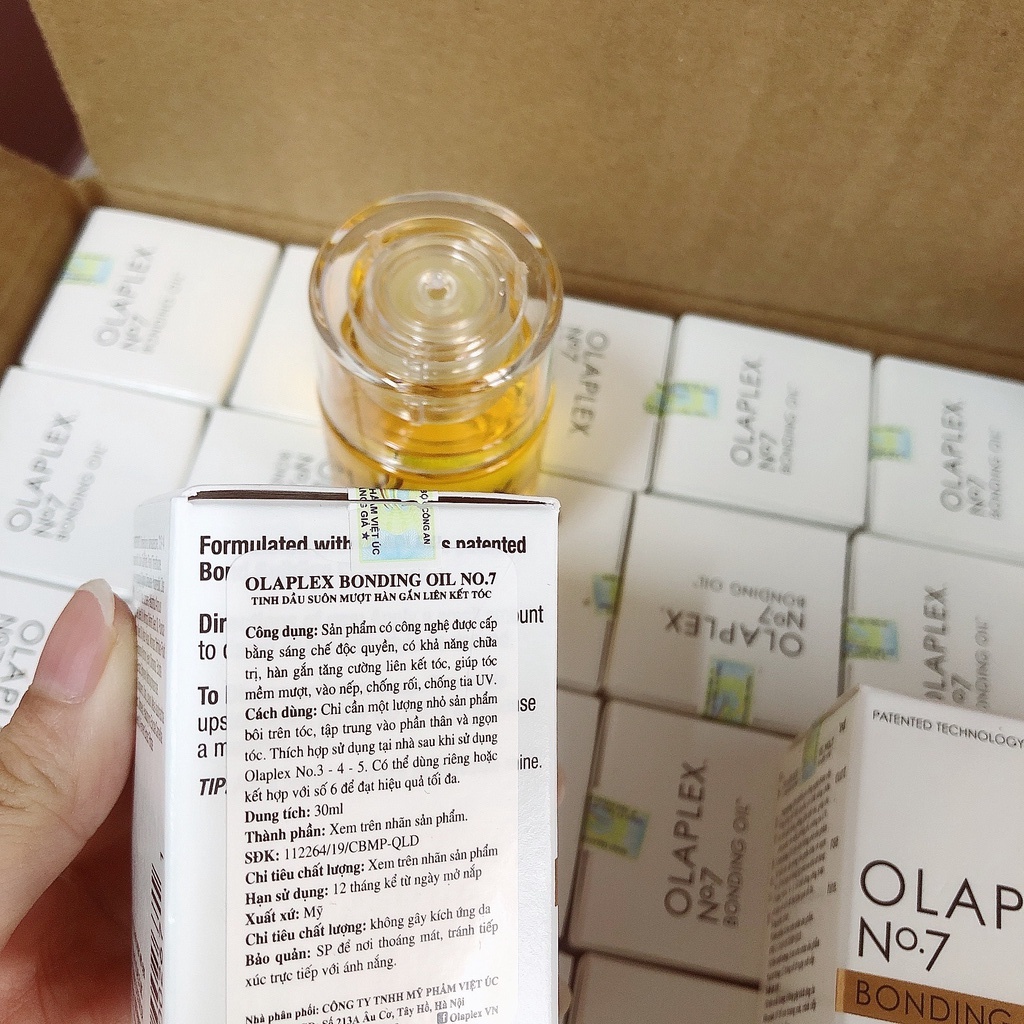 Olaplex Tinh Dầu Dưỡng Tóc. Tinh Dầu Phục Hồi tóc hư tổn Olaplex No.7