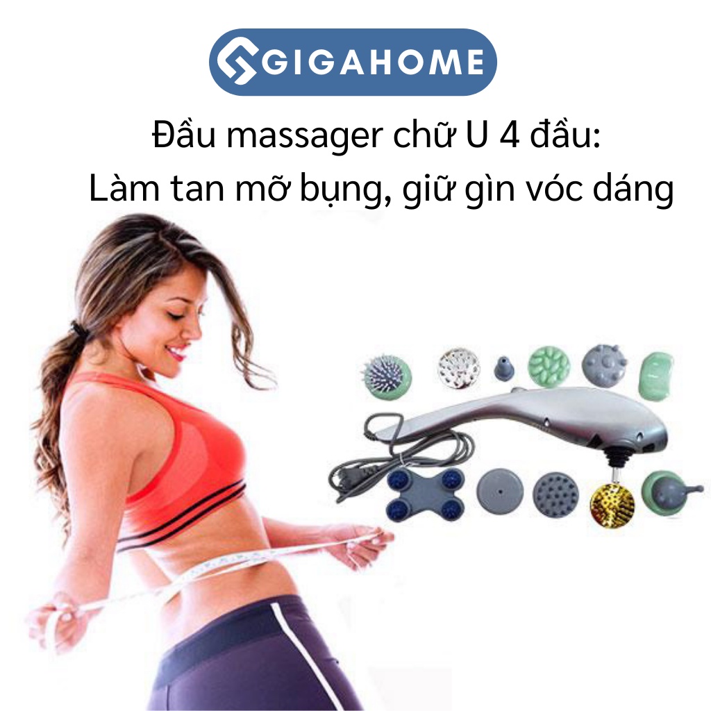 Máy Massage, Đấm Bóp Toàn Thân GIGAHOME 11 Đầu Giảm Mệt Mỏi 3542