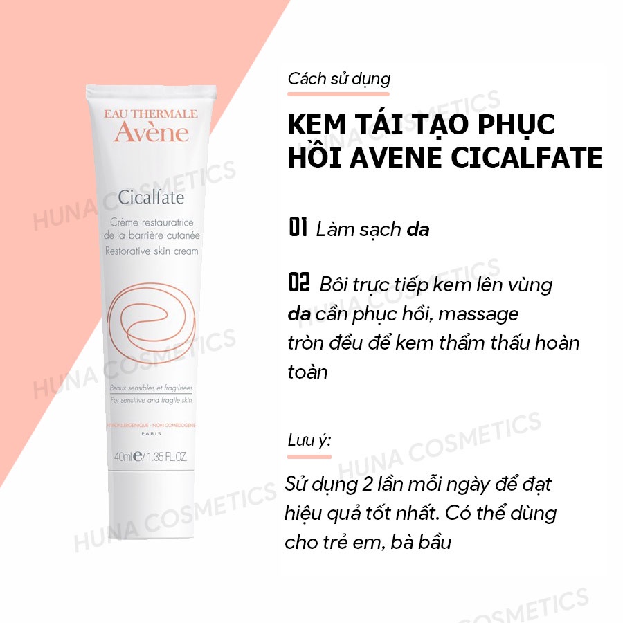 [AUTH PHÁP] KEM TÁI TẠO HỒI PHỤC DA AVENE CICALFATE REPAIR CREAM