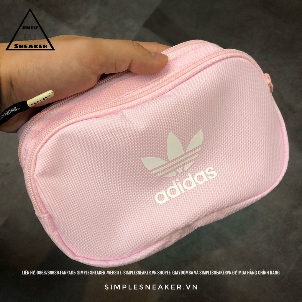 Túi Đeo Chéo Nữ 💖FREESHIP💖 Adidas ESSENTIAL CROSSBODY FL9658 Clear Pink Chính Hãng