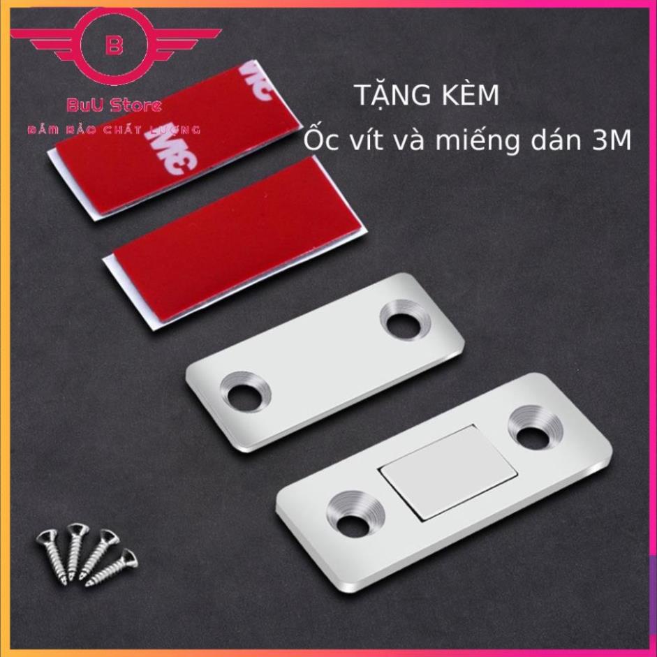 Set Nam châm Giữ cửa tủ quần áo/cửa chính - Không cần khoan lắp