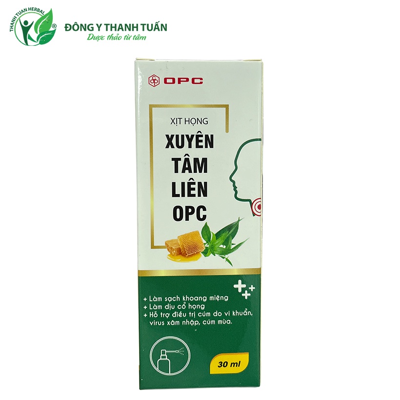 [Sỉ - Lẻ] Xịt keo ong Xuyên Tâm Liên Stopvir - Ngăn ngừa vi khuẩn trong họng, làm sạch răng miệng, khử mùi hôi miệng