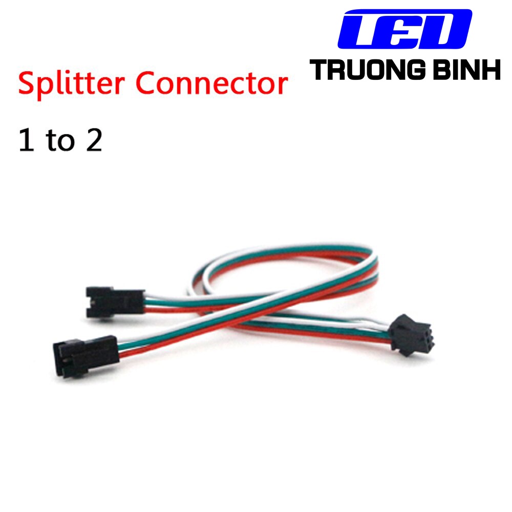 DÂY CHIA TÍN HIỆU SM3PIN ĐỰC CÁI MỞ RỘNG SỐ CỔNG ĐIỀU KHIỂN CHO LED FULL MÀU ARGB NEOPIXEL WS2811 UCS1903