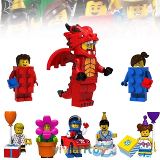 Đồ chơi lắp ghép nhân vật hoạt hình rồng/cầm bóng bay