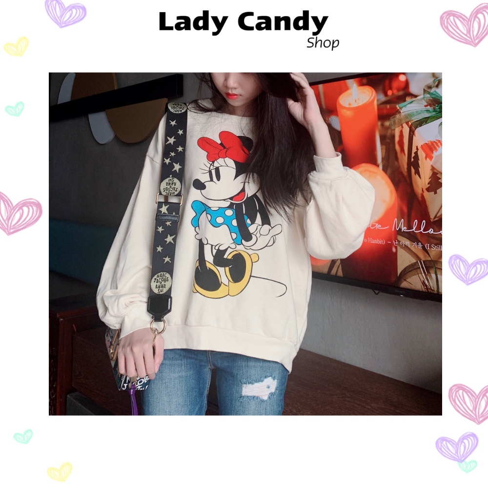 Áo sweater nữ tay dài phong cách Hàn Quốc