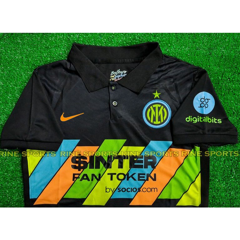 Hàng Thailand Bộ áo bóng đá Inter sân khách trắng Super hàng thailand 2021-2022 Giống Thi đấu 99%