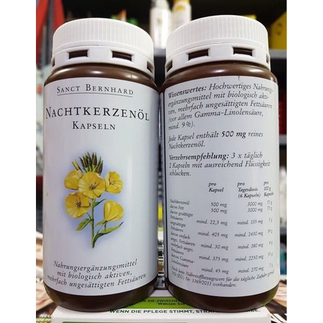 Tinh dầu hoa anh thảo Nachtkerzenol kapseln sanct bernhard đức
