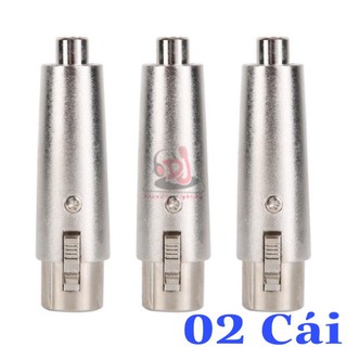 Combo 2 cái rắc chuyển xlr sang hoa sen, av, Jack chuyển