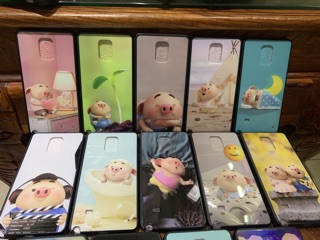 Ốp Samsung Note4 dẻo hình bóng kute