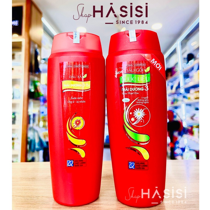 Dầu Gội - Xả Dược Liệu THÁI DƯƠNG 3 200ml (Đỏ)