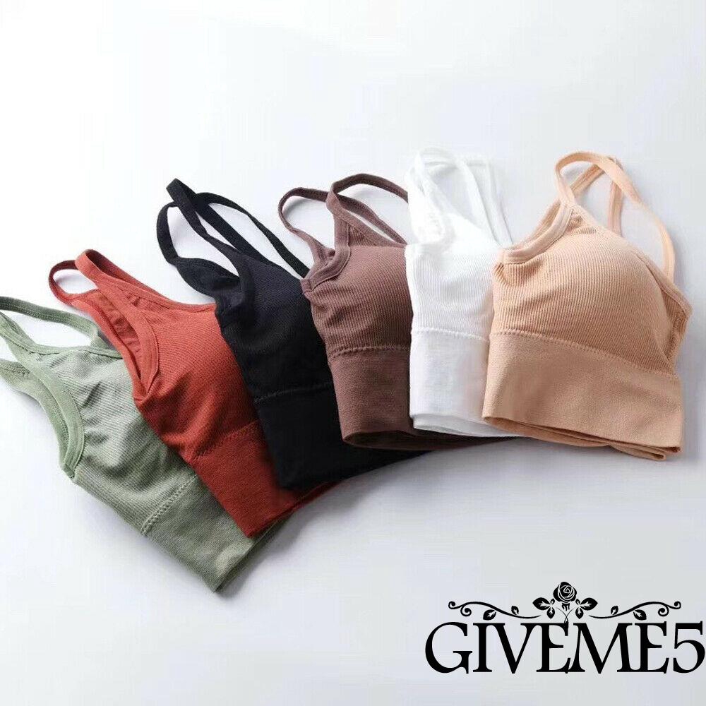 Áo ngực nữ cổ chữ V màu trơn quyến rũ thời trang