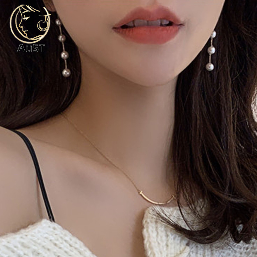 Bông Tai Đính Ngọc Trai Giả Phối Tua Rua Thời Trang Phong Cách Hàn Quốc Cho Nữ