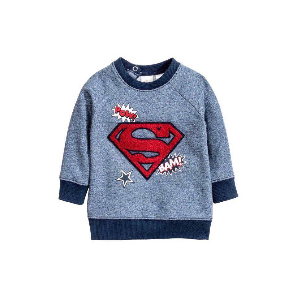 ÁO NỈ THÊU LOGO SUPERMAN