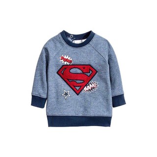 Áo nỉ thêu logo superman