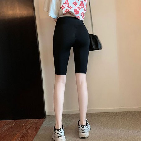 Quần legging lửng AMIHOUSE cạp chun vải thun cao cấp_quần legging ngố nữ co giãn tốt dáng ôm