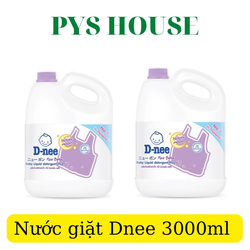 Combo 2 can nước giặt quần áo trẻ em dnee 3000ml chính hãng - ảnh sản phẩm 4