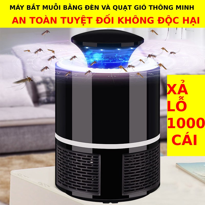 Đèn Bẫy Muỗi Máy Thu Hút Côn Trùng Bay, Máy Bắt Muỗi Cao Cấp Công Nghệ Đèn LED