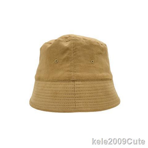 ♤☃♟Corduroy Japanese niche design bucket hat four seasons can wear fisherman straight basin men and women retro leisure