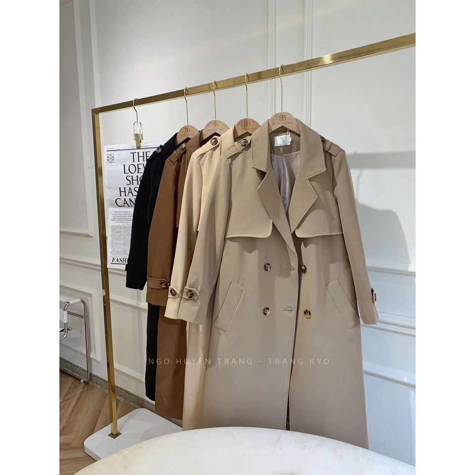 Áo măng to ( Manto ) dáng dài cổ 2 ve kèm đai chất kaki dày dặn hàng QC cao cấp loại 1 - Ảnh chính chủ Ngô Huyền Trang | BigBuy360 - bigbuy360.vn