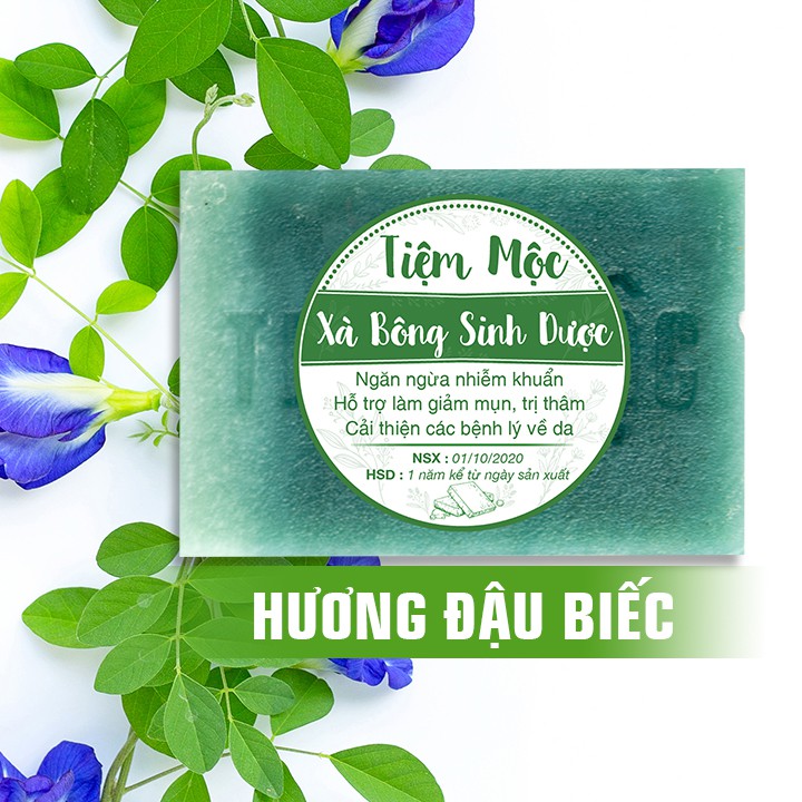 Xà phòng làm sạch mụn lưng Tiệm Mộc 130gr xà bông dạng cục ngừa mụn cơ thể | BigBuy360 - bigbuy360.vn