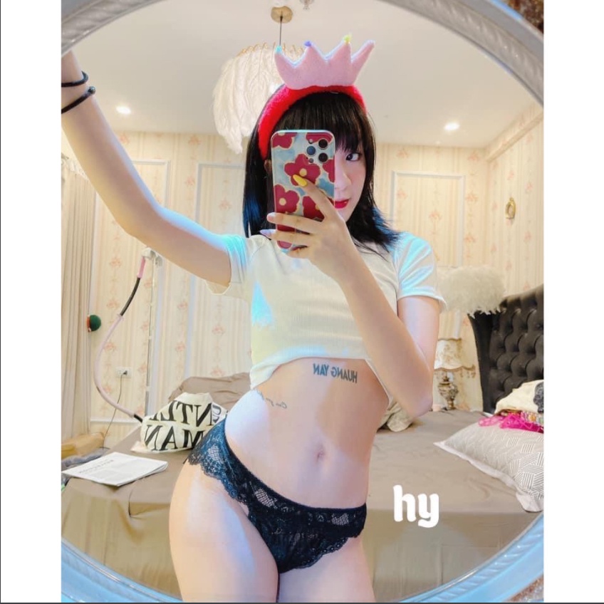 Quần Lót Nữ Ren Sexy quyến rũ thiết kế họa tiết ren xuyên thấu mềm mịn chống thâm mông QNU04
