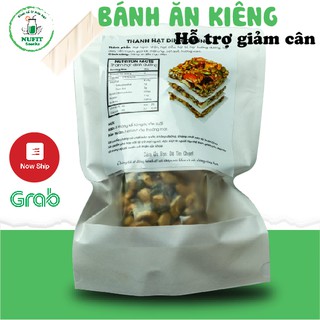 Thanh hạt dinh dưỡng hạnh nhân, hat điều, hạt bí, mật ong - dành cho người ăn kiêng giảm cân, tiểu đường, eatclean