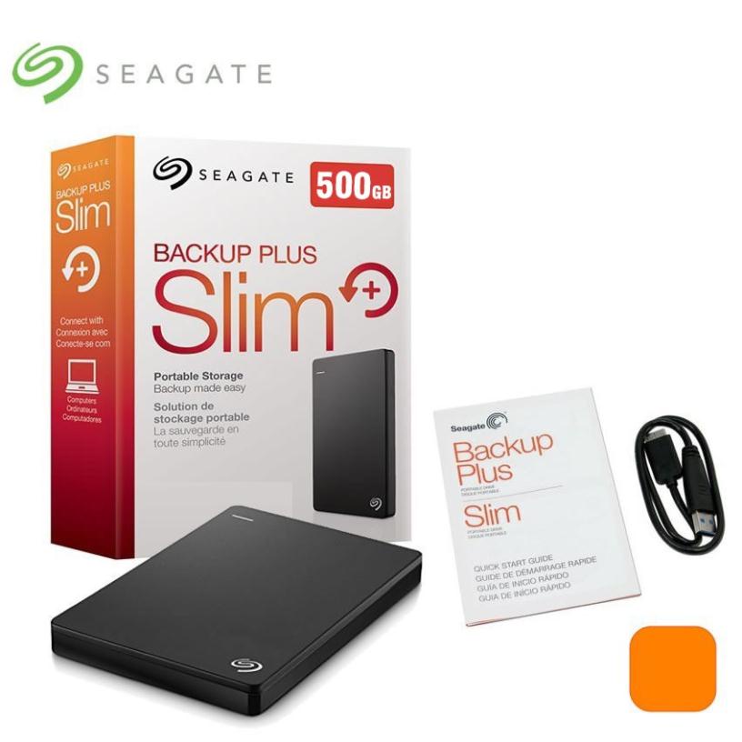 [FreeShip Toàn Quốc] HDD DI ĐỘNG SEAGATE 500GB BACKUP SLIM - BH 24 THÁNG