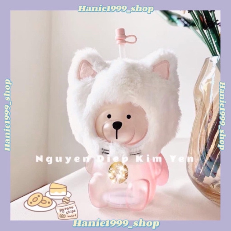 Bình Gấu Mập [ FULLBOX + TẶNG KÈM NÚT ĐẬY SAKURA ]