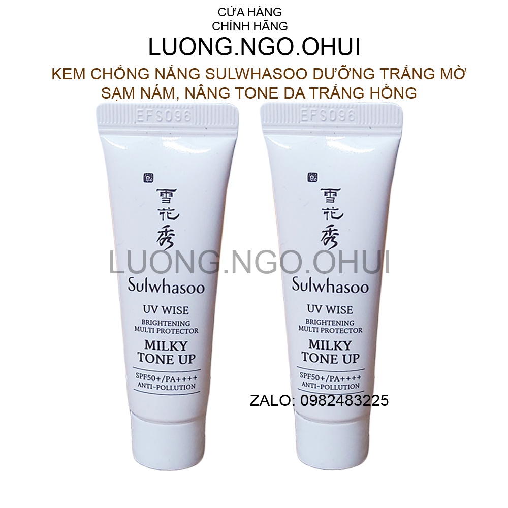 Kem Chống Nắng Thế Hệ Mới Trắng Da Mờ Thâm Nám SULWHASOO 10ml