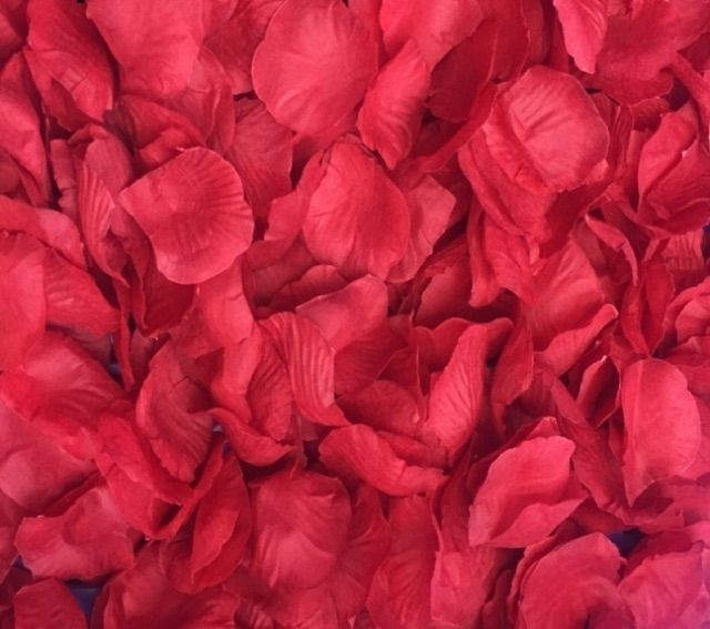 Gói 100 cánh hoa hồng giả, cánh hoa hồng lụa trang trí phòng cưới , trang trí sinh nhật