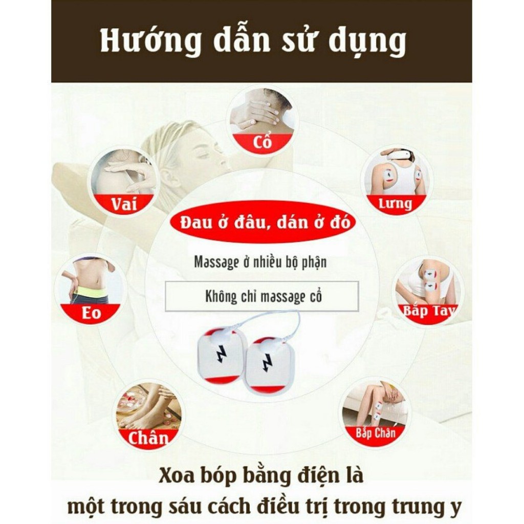 Máy massage trị liệu đau cổ, vai, gáy